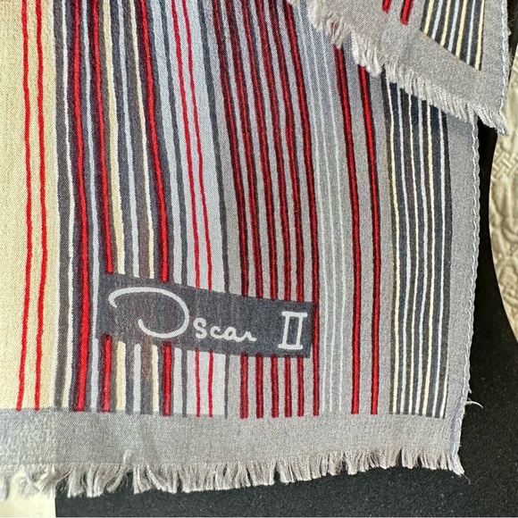 Oscar de la Renta II 70s RARE Vintage Bow Scarf - Picture 10 of 12